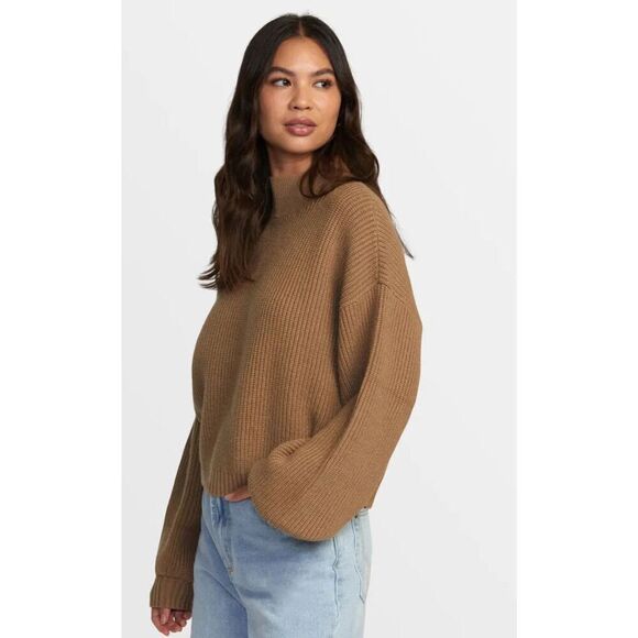 RVCA Women's Dream Cycle Turtleneck Sweater - Picture 2 of 8